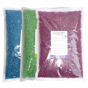 Honey Hard Wax Beads 1000g (2×500g) – Paper-Free Full Body Hair Removal Wax for Home & Salon Use